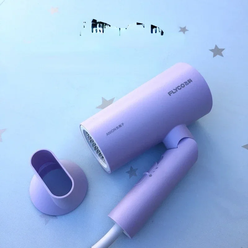 Hair Dryer Negative Ion Thermostatic Hair Care 1800W Home Dormitory Foldable Blowing for Students Secador De Cabelo Profissional