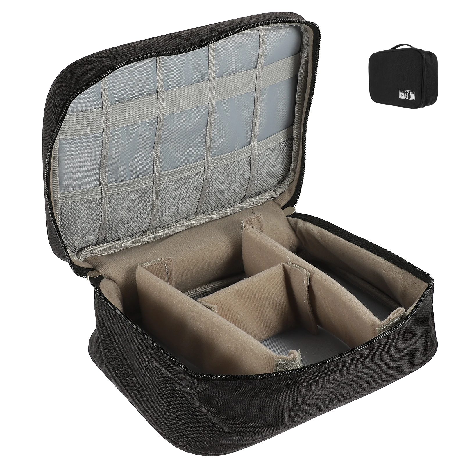 

Digital Storage ganizer for Data Cable Travel Pouch Storage Bag Mobile Hard Disk USB Cables Gadgets