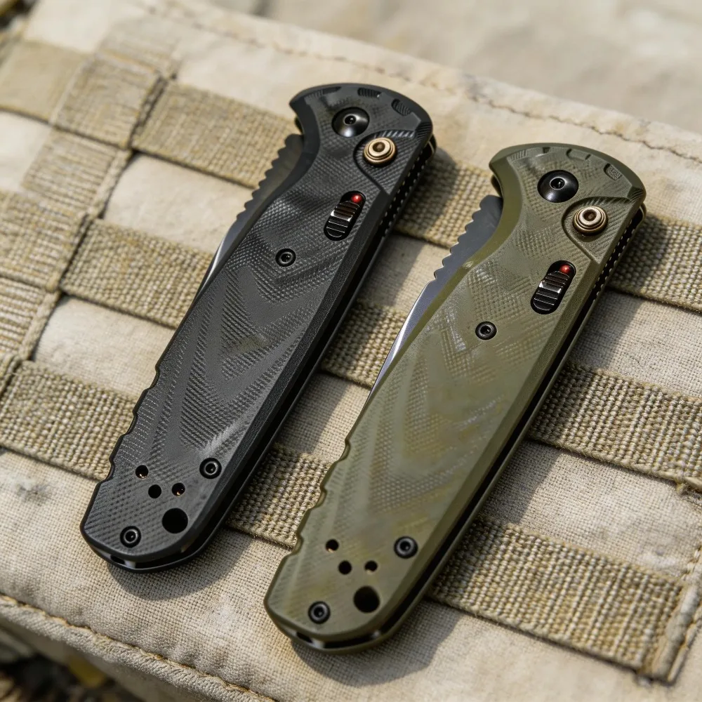 BM4300 Advanced Pocket Folding EDC Tool, Made of Durable D2 Steel and G10 Handle; Smooth Feel, Suitable for Daily Carrying; Reliable Outdoor Equipment, Suitable for Hiking, Camping, Traveling, Fishing, A Great Gift Choice for Men - view 2