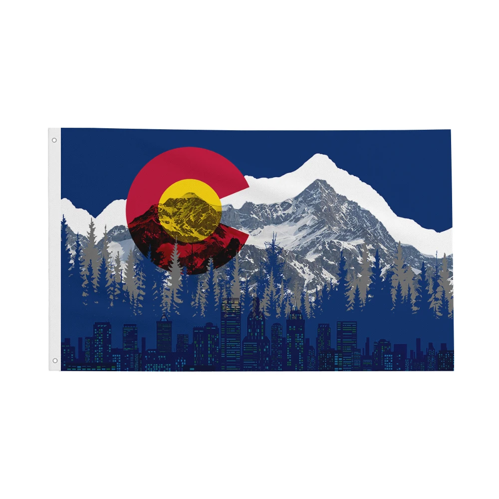 

Colorado Mountain Flag 90*150cm 120*180cm Custom Flags