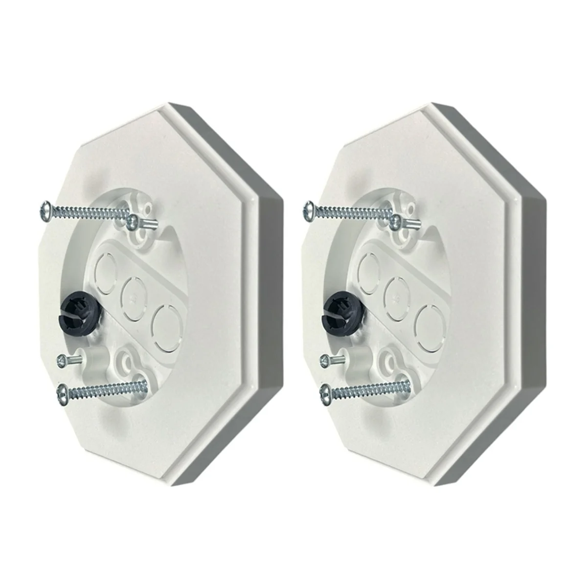 AA25 2pcs 8161 Outdoor Vertical Siding Light Mounting Block Bracket for Outdoor Mounting Plate Smooth Flat with Built-in Box