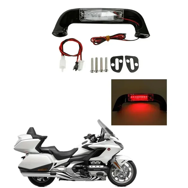

Для Honda Gold Wing GL1800 GL 1800 2001-2016 2015 2014 2013 2012 2011 мотоциклетные Запчасти для багажника светодиодные фотодетали