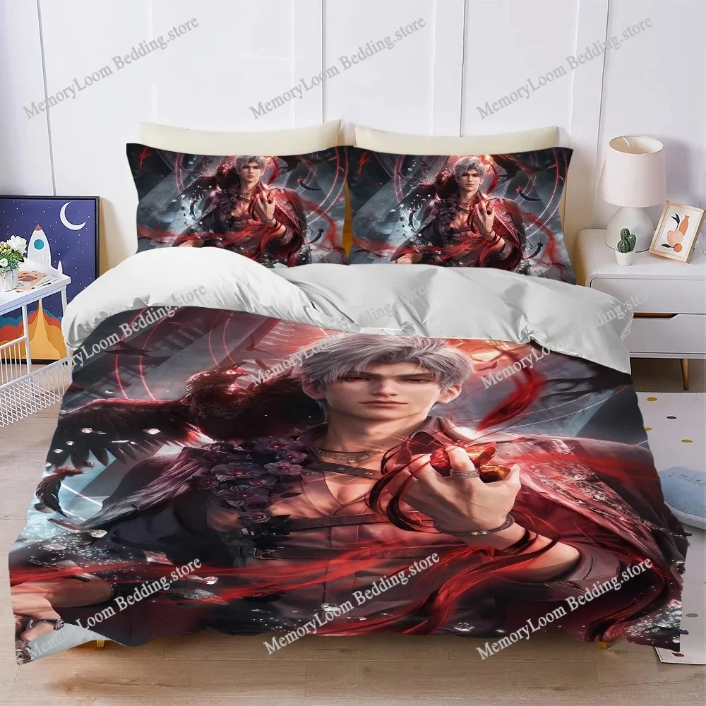 

Hot Game Love and D-Deepspace Sylus Duvet Cover Set Bedding Soft Laundry Cotton Bed Four Seasons Student Dormitory Luxury Gift