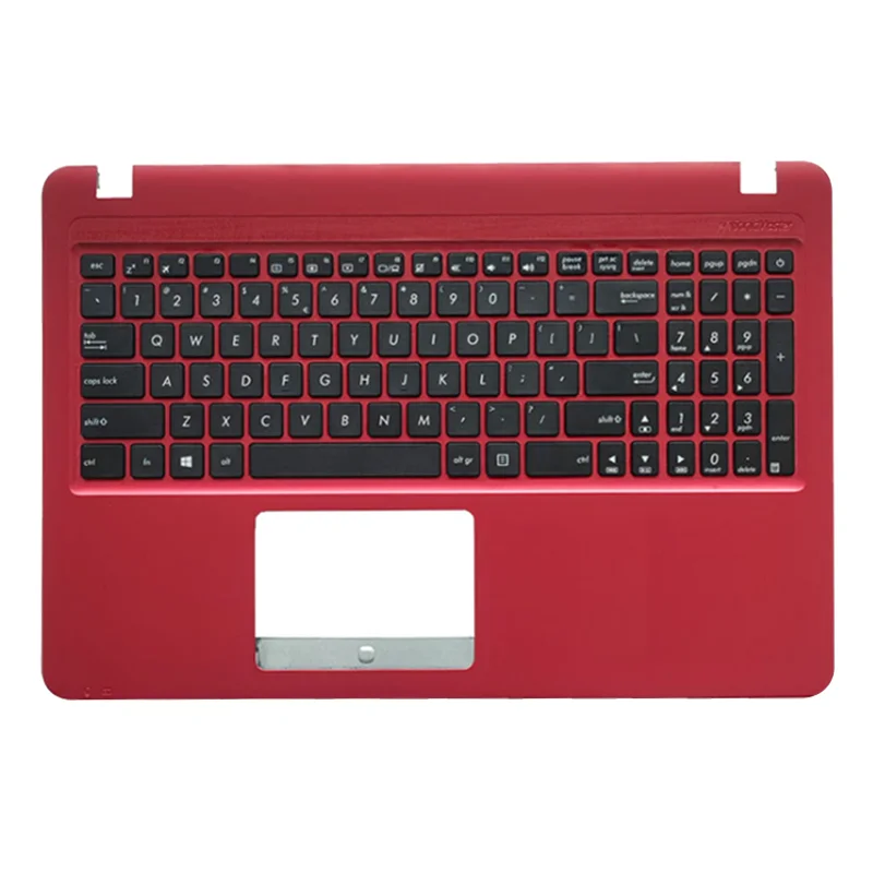 Imagem -02 - Original para X540l F540u C520u A540u Fl5700u Vm520u Portátil Case Apoio para as Mãos Teclado Versão dos Eua Capa Superior Dourado Prata Vermelho Novo