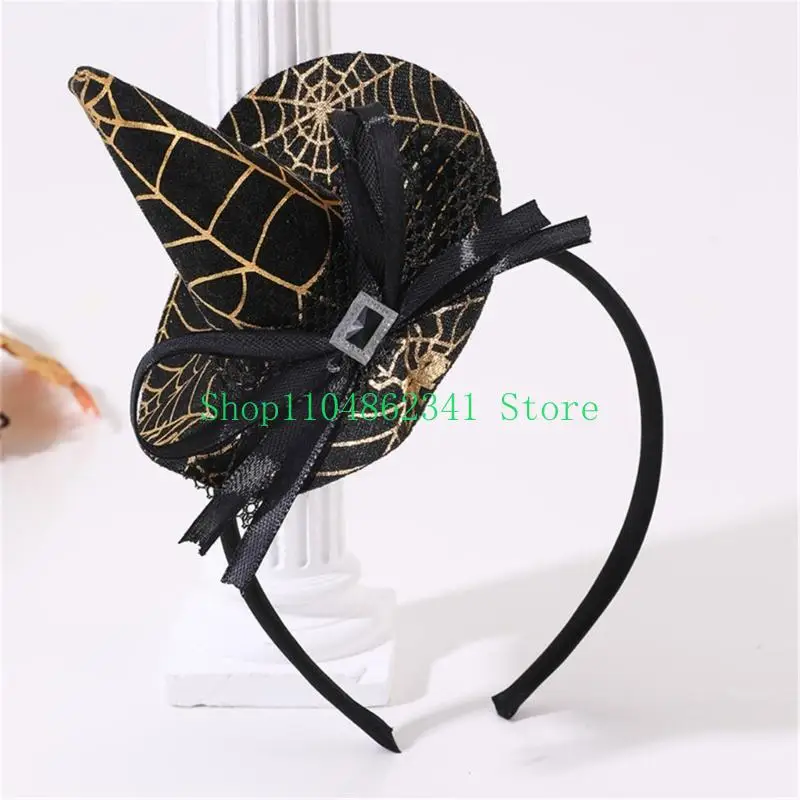 5ASD PACE Witch Cappello per capelli Accessorio per acconciatura per capelli per outfit da festa Halloween