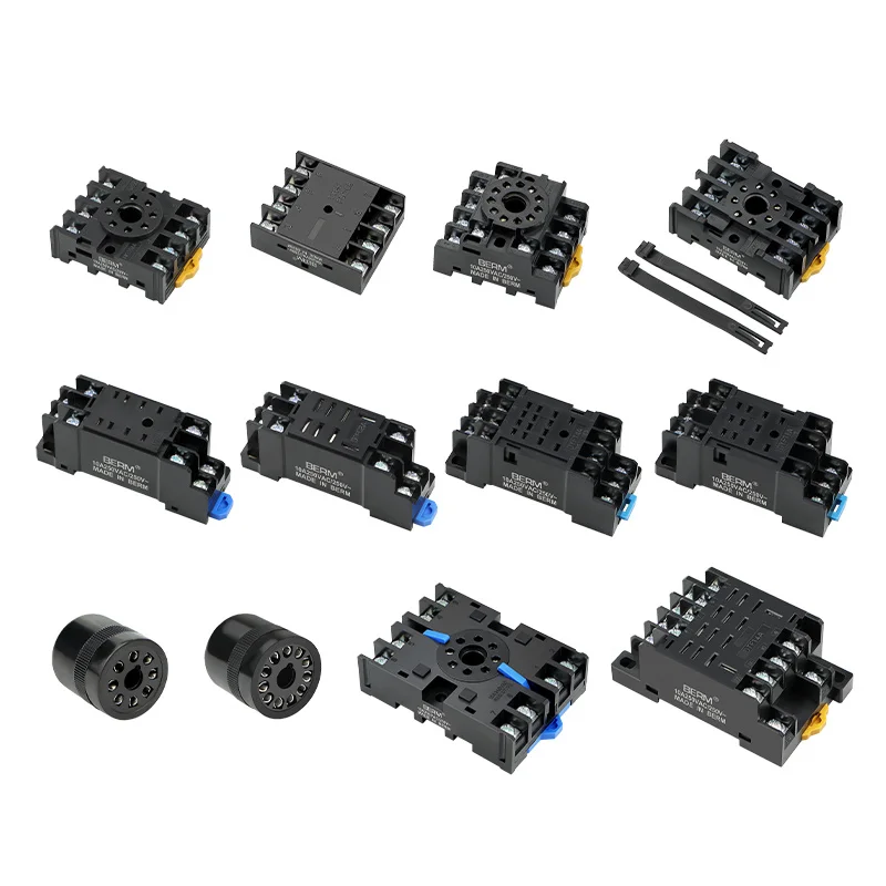 Relay base PYF08A ptf08a 8-hole small intermediate relay socket 8-pin 11 pin 14 pin