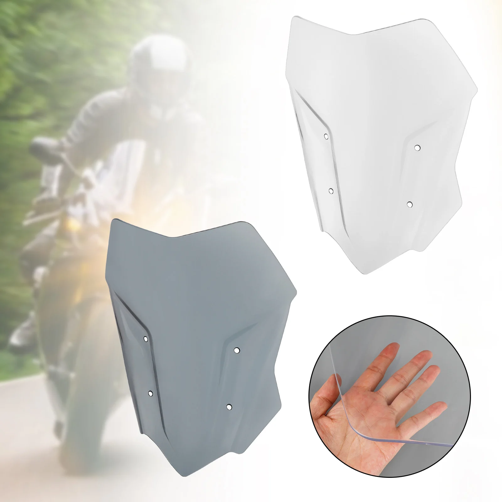 

Artudatech ABS Motorcycle Windshield WindScreen fit for BMW S1000XR 2015-2019