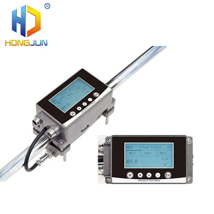 HLF400 DN15-DN40 Universal small pipe clamp-on ultrasonic flowmeter/flow meter