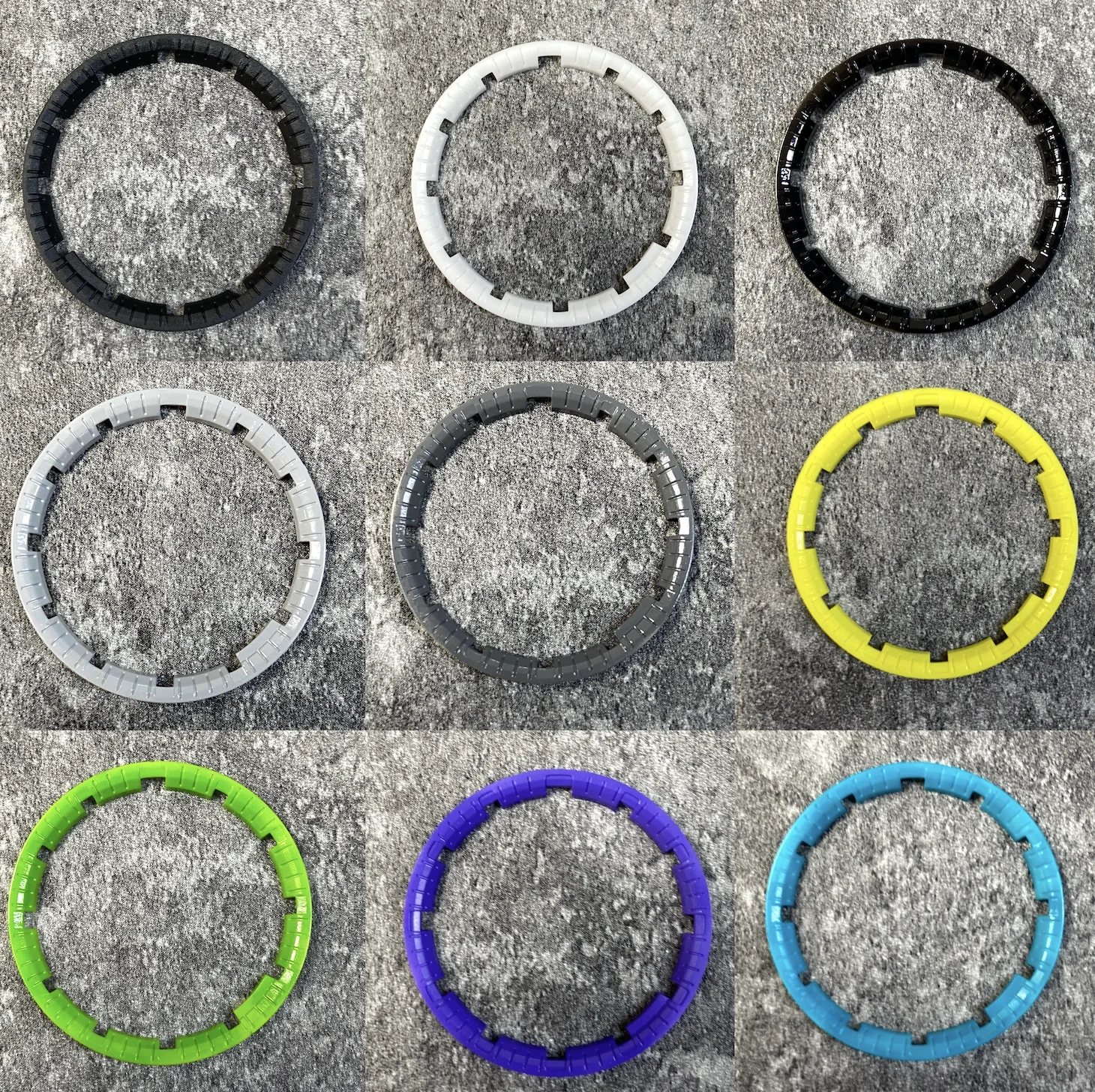 Full color Solid color Inner Rings Bezel GA2100 GA2110 CASIOAK Rainbow color Mod Kits ins kinji DIY customize parts