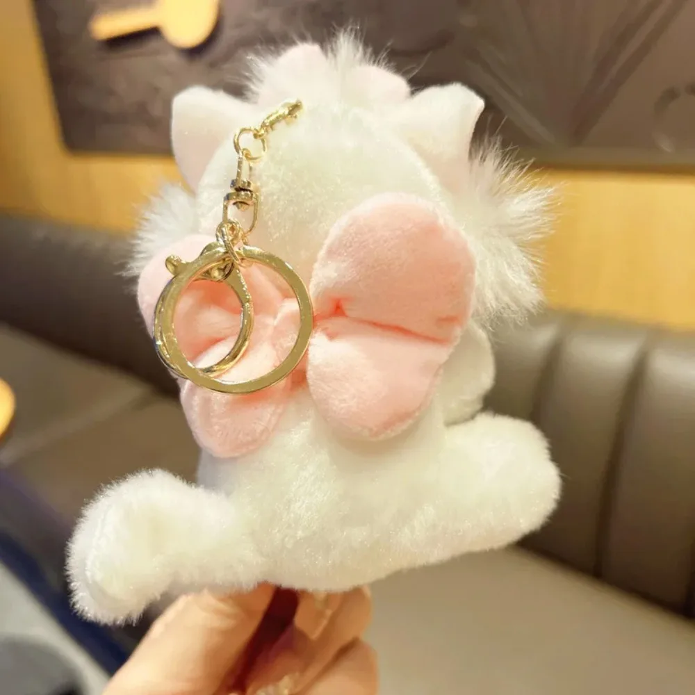 لطيف ديزني ماري القط القط القطيفة قلادة، لطيف الكرتون جديد أفخم دمية على ظهره قلادة، زوجين قلادة، هدية عيد ميلاد الفتاة