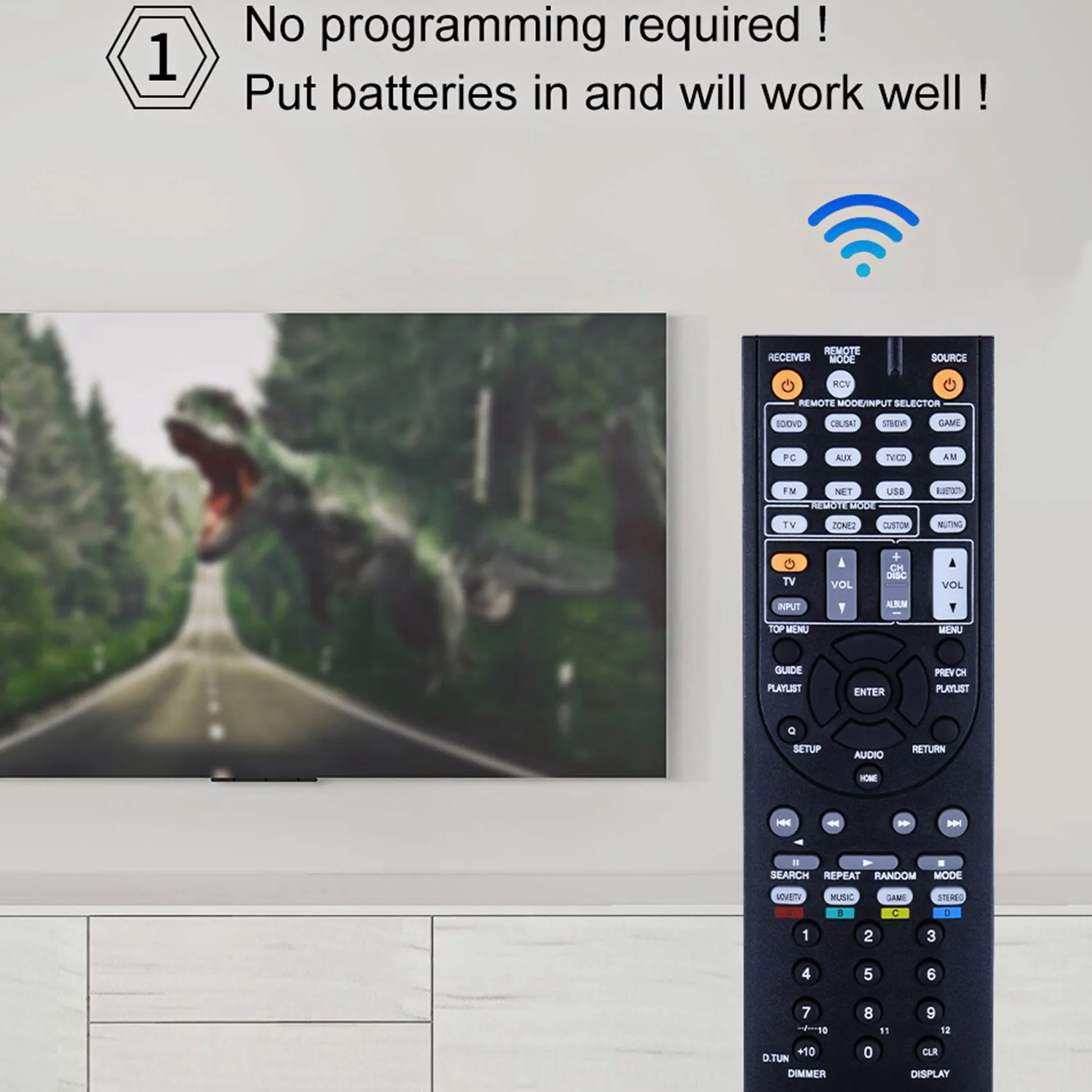 RC-879M Remote Control for Onkyo TX-NR535 TX-SR333 HT-R393 HT-S3700 Power Emplifier AV Receiver Controller Remote image 6