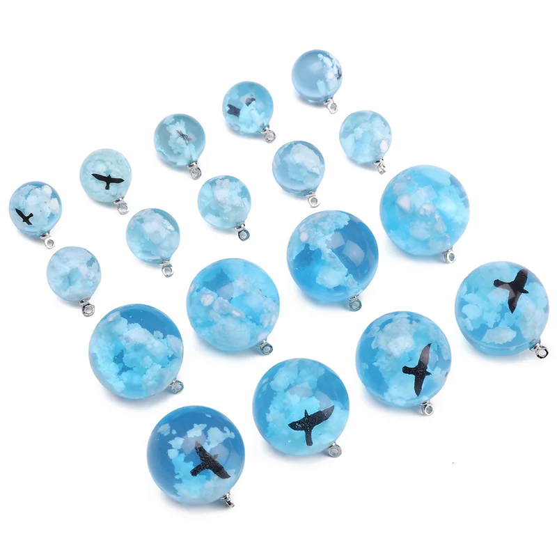 1pcs Resin Rounded Bead Loose Beads for Craft Handmade DIY Necklace Bracelet Earring Jewelry Making Accessories