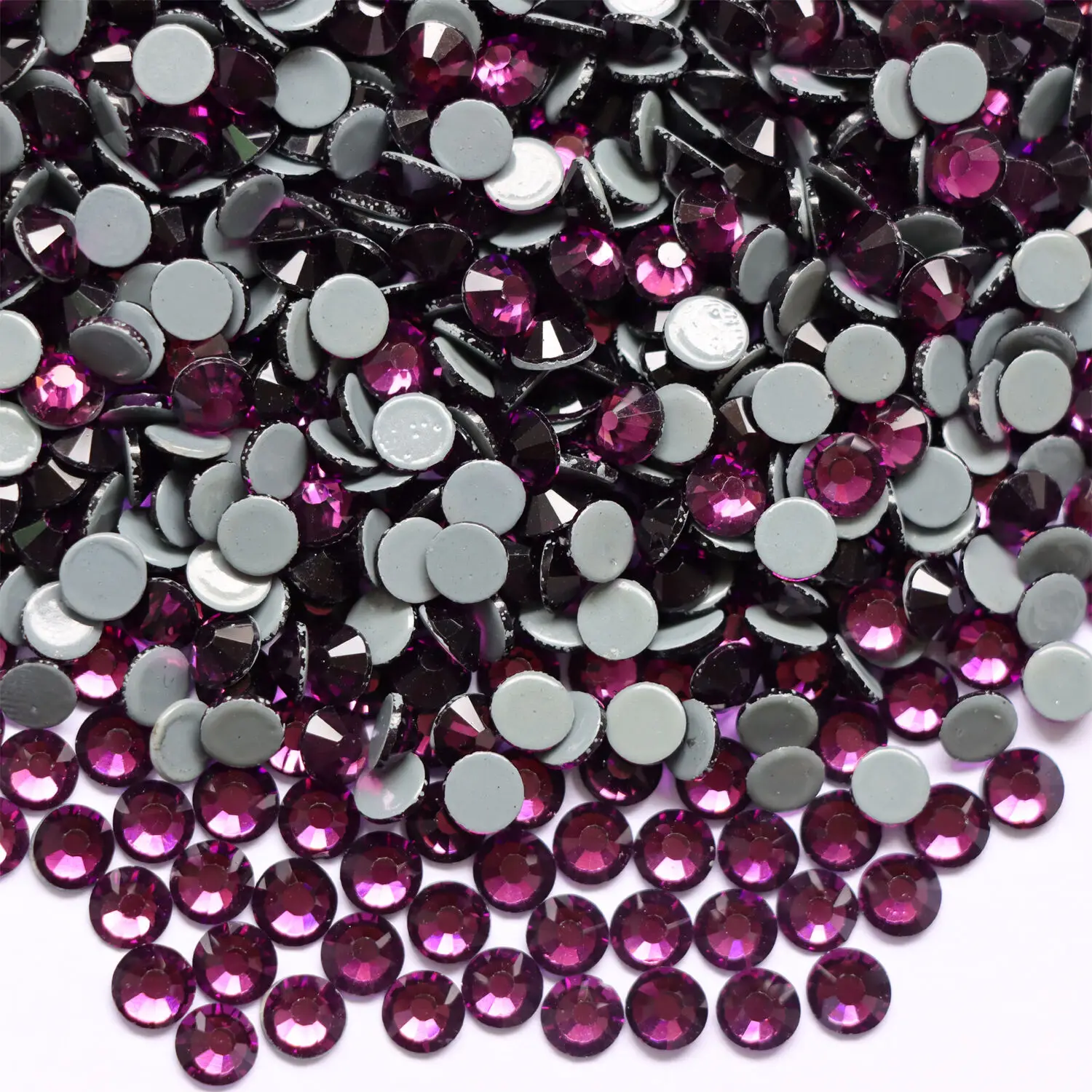 Super Quality DMC Hotfix Rhinestones Iron On Stones Hot Fix Strass Glass Gems Crystal AB DIY For Clothes Shoes