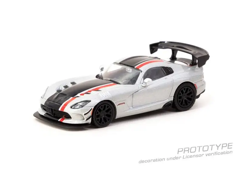 

Tarmac Works 1:64 Viper ACR Extreme Silver Metallic Diecast Model Car