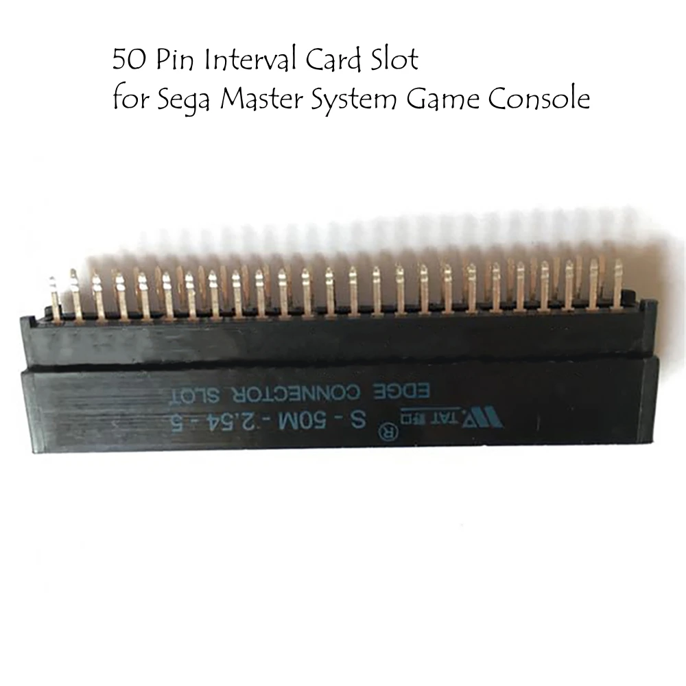 

50Pin Interval Card Slot for Sega Master System Repair Replacement Accessories