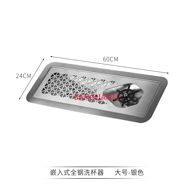 

Stainless steel automatic cup washer machine coffee milk tea shop no-clean rinse tank high pressure faucet