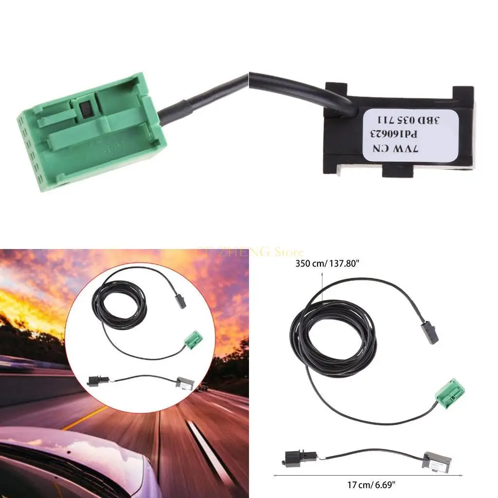 E56B RNS315 RCD510 Bluetooth-kompatibler Mikrofon Verkabelung Telefon Mikrofonkabelbaumkabel für kompatibel