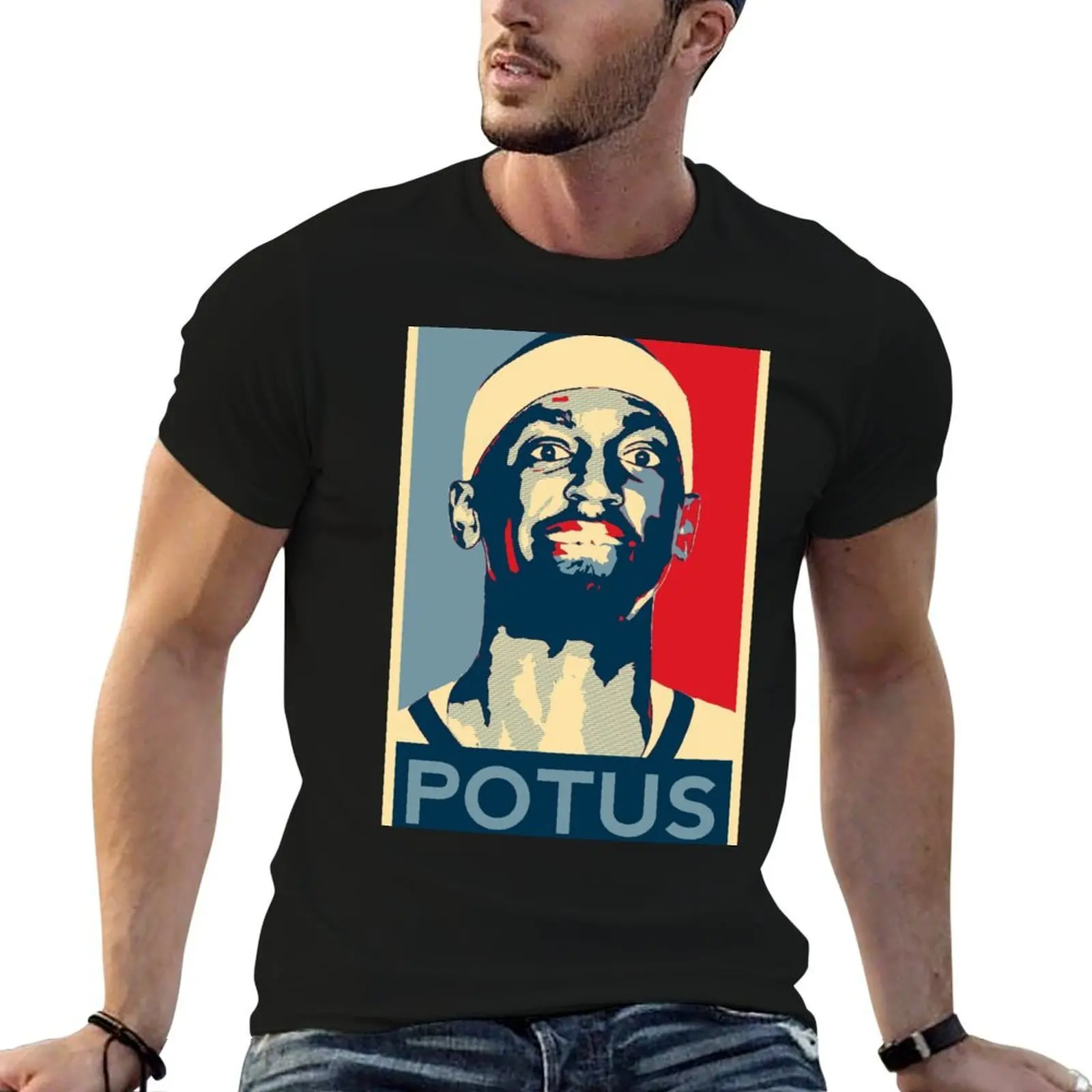 BOBBY POTUS T-Shirt man t shirt luxury t shirts for man graphic funny funny t shirts cotton T-shirt