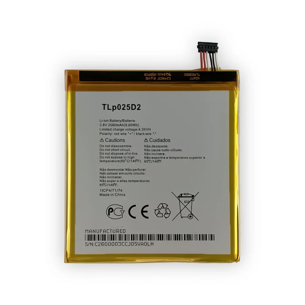 High Quality Replacement Battery For Alcatel Pixi 4 (6.0) 5098O OT-8050 8050E 8050D 9001 9001X New Lithium Bateria