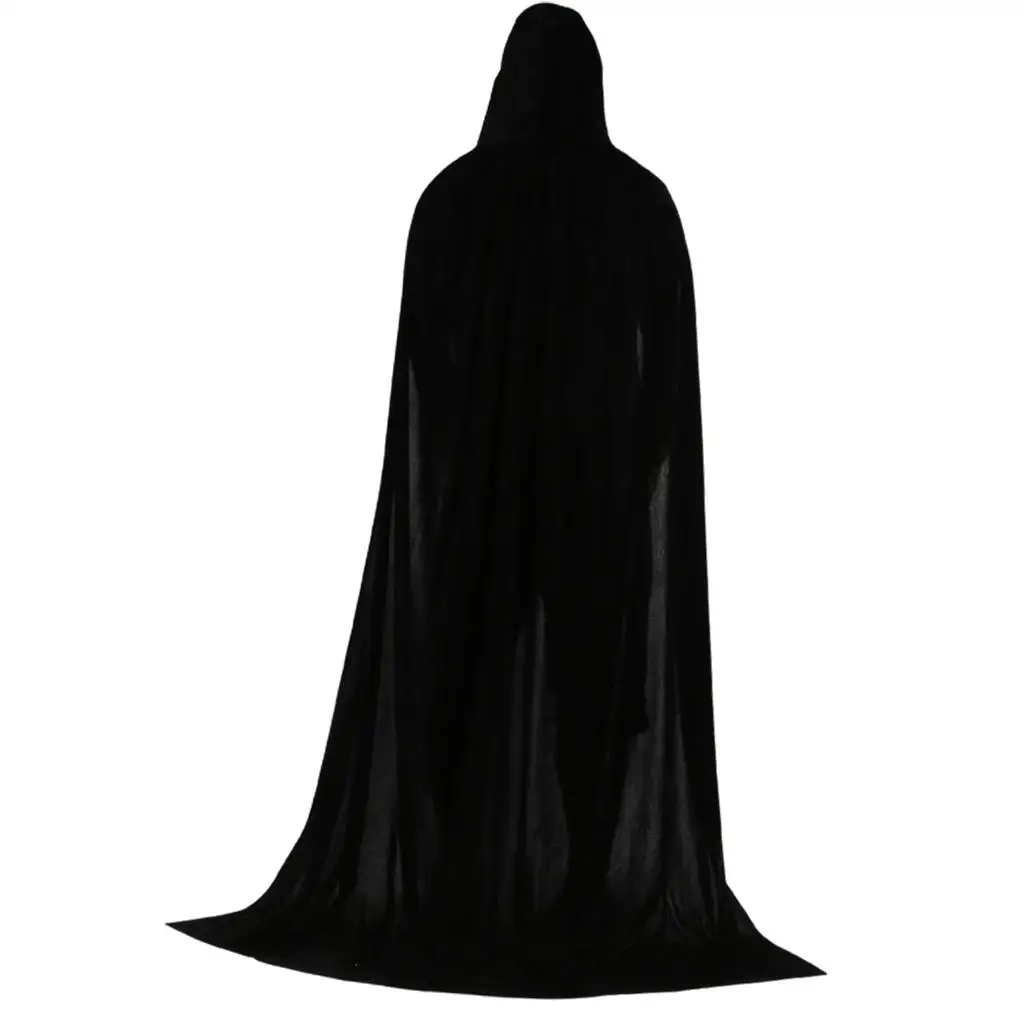 3x Golden Hooded Cape, Wizard Tunic, Unisex Hooded Robe, Halloween Cloak, Cosplay Costumes