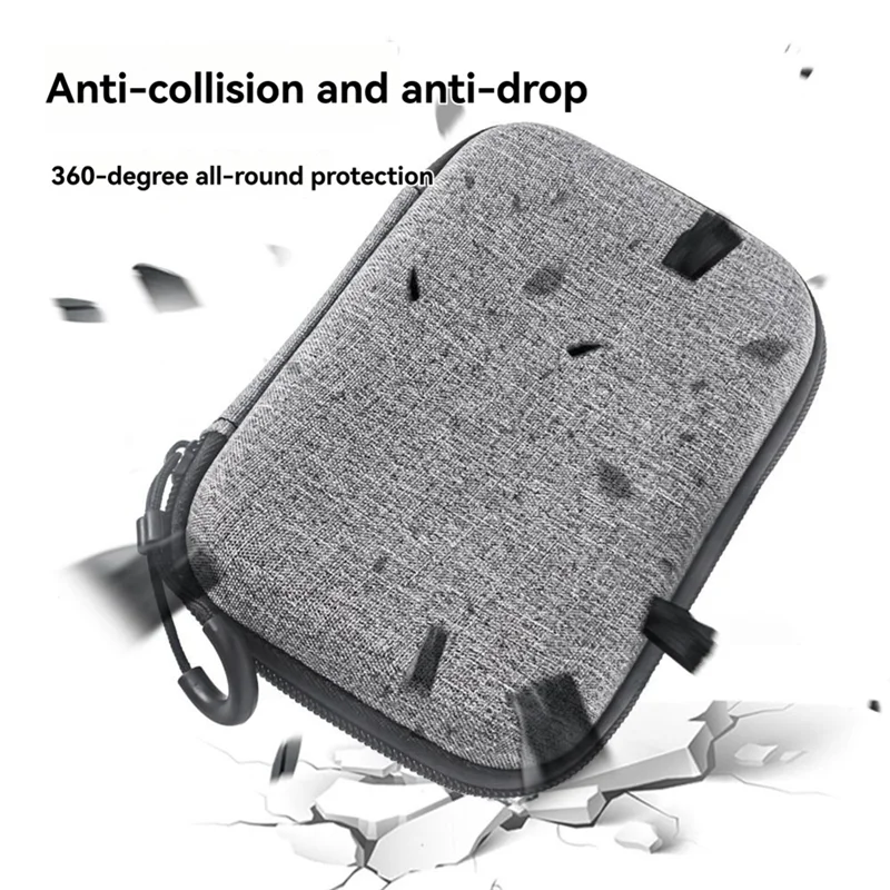 ABSQ-حافظة صلبة لجهاز PLAUD Notepin AI Voice للمسجل-تضمن دبوس مغناطيسي ومشبك وحوض وسوار معصم وكابل (فقط)