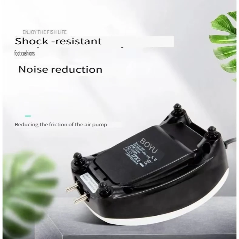 

CJY aquarium oxygen pump air compressor double hole adjustable air volume suitable for 60-80cm aquarium