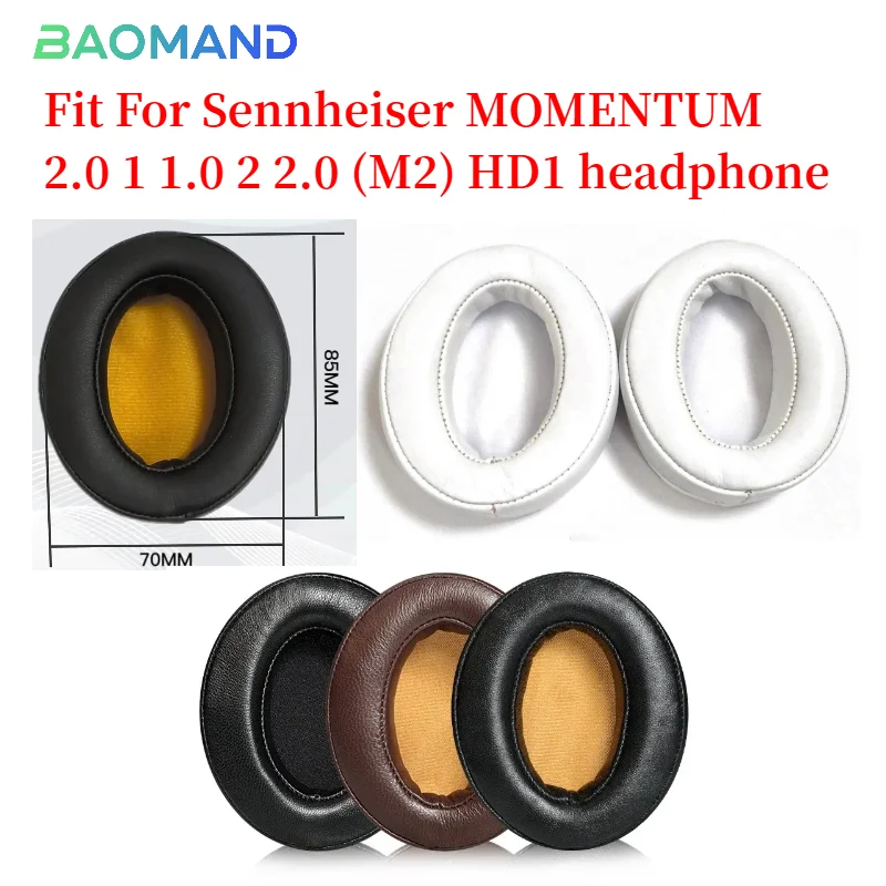 

Ear pads for Sennheiser MOMENTUM 2.0 1 1.0 2 2.0 (M2) HD1 Gaming Headphone Cushions Mesh Protein Leather Earpad