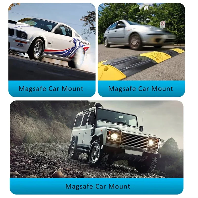 New Double Sided Magsafe Phone Stand Magnetic Phone Ring Holder Kickstand Magnet Grip For iphone 15 Android Gym Car Holder