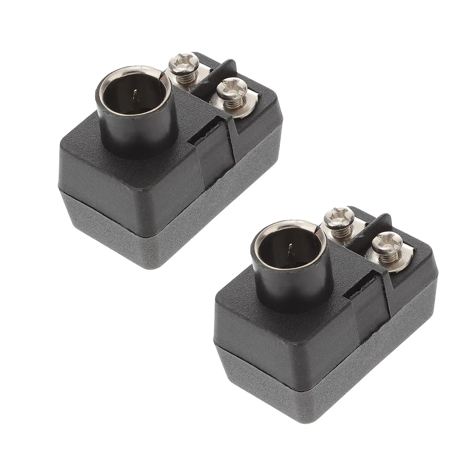 2 Pcs Conversion Header Adapter Matching Transformer Signal Television Plastic