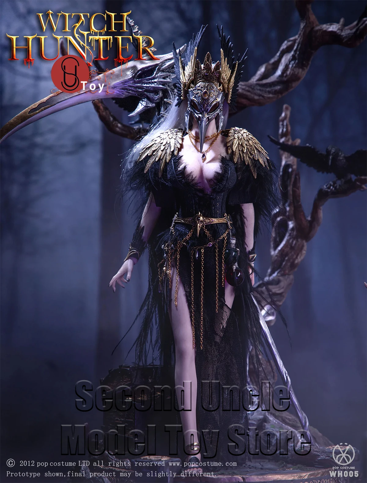 

POP COSTUME WH005 1/6 Witch H unter Series 12'' Female Soldier Action Figure Full Set Collectible Model Toy Gift