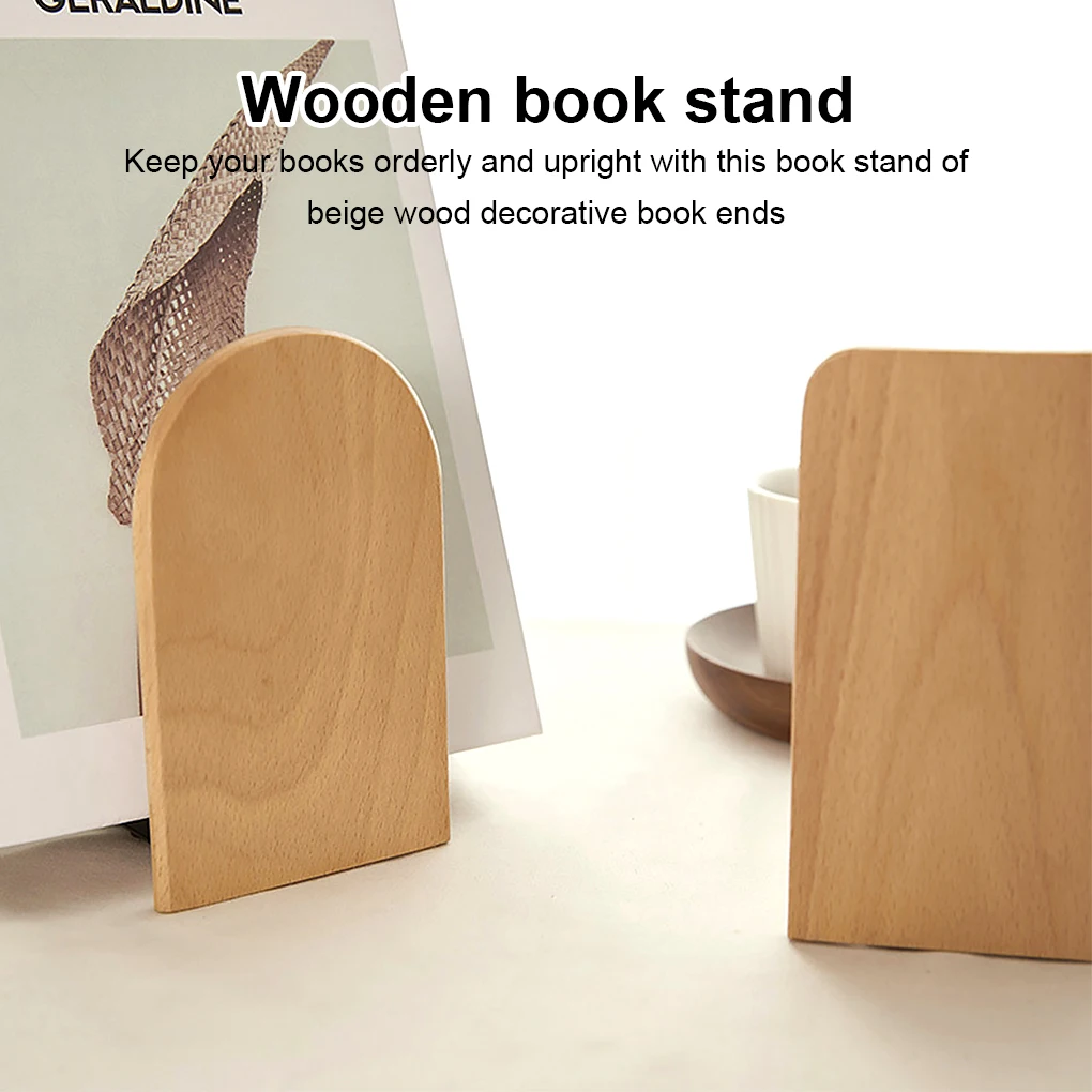 Household Shelf Book End Holder Stand Study Room Bedroom Bookshelf Bookends Anti Tip-over Bookracks Festival  Round