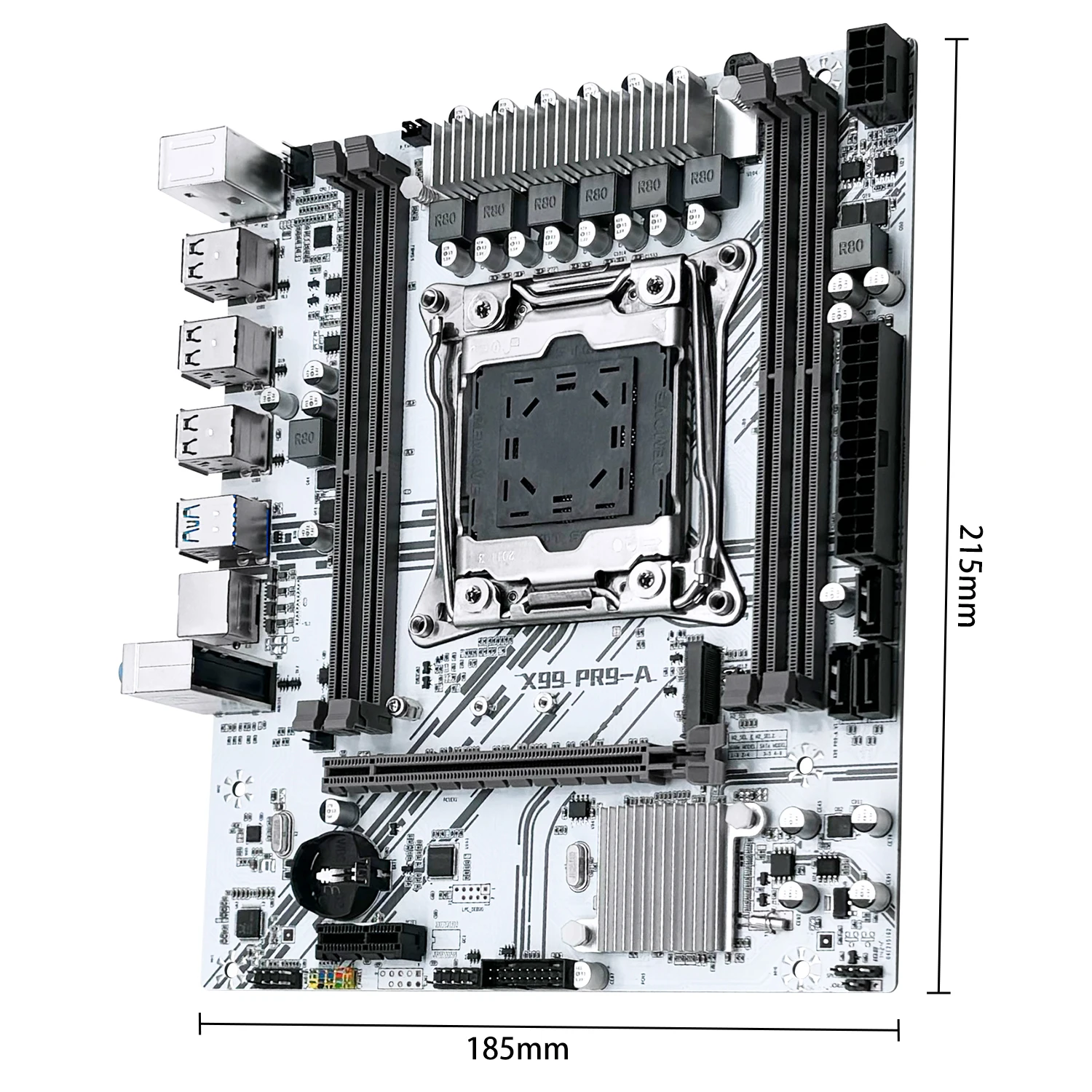 PR9-A MÁQUINISTA X99 Placa-mãe Combo LGA 2011-3 Kit Xeon E5 2666 V3 Processador CPU 16GB DDR4 Memória RAM NVME M.2 USB 3.0 M-ATX