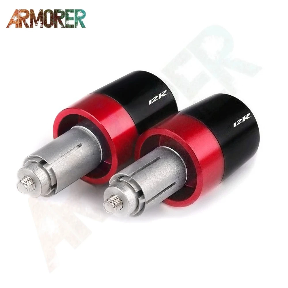 Motorcycle CNC Aluminum Accessories Handlebar Grips Handle Bar Grip End Cap Plug For ZX12R ZX-12R ZX 12R zx12r