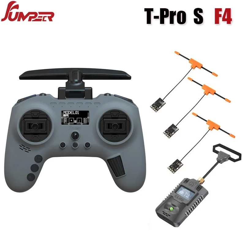 

JUMPER T-PRO S пульт дистанционного управления ELRS 2,4 ГГц Датчик Холла Gimbals Встроенный 1000 мВт ELRS радиопередатчик для радиоуправляемого дрона FPV