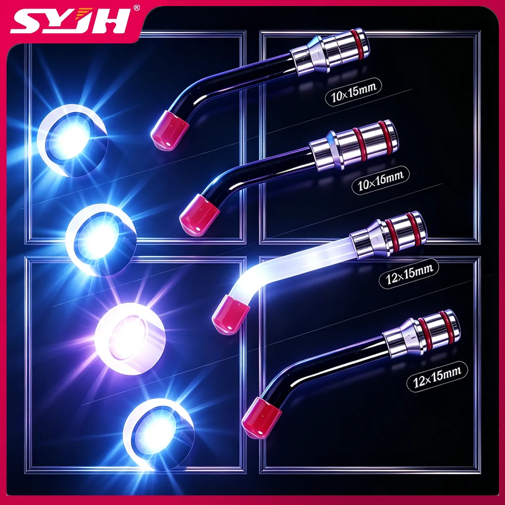 

SYJH All Types Universal Dental LED Curing Light Guide Tips – 1Pc Optical Fiber Rod for Cure Lamp Teeth Whitening Tool