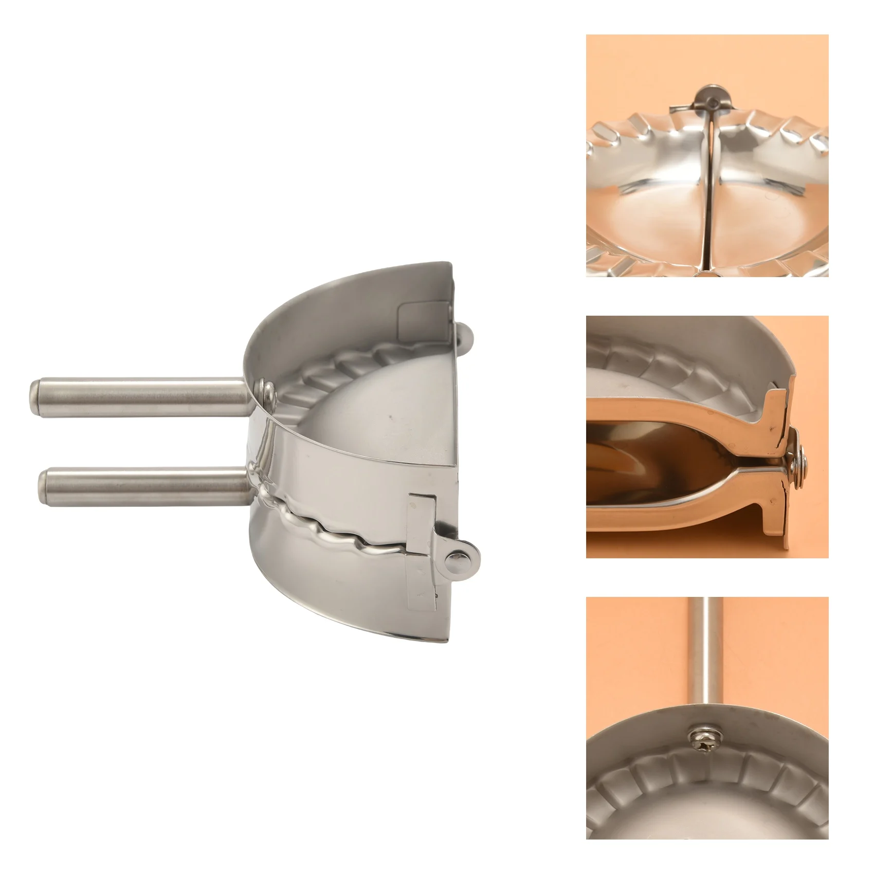 A01F-Best Utensils Stainless Steel Empanada Press Ravioli Mold Dumpling Maker Wrapper Pastry Dough Cutter Kitchen Accessories