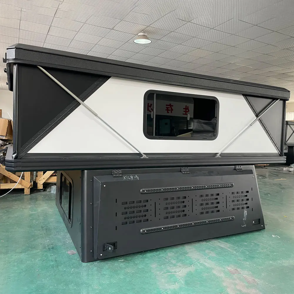 Pop Top Truck Camper, for Short and Long Bed Pickup, Aluminum Frame Shell, Lightweight Off-Road Tent, Camping Overlanding
