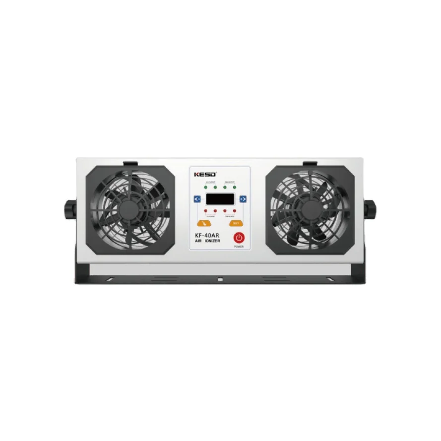 KF-40AR Two Head Benchtop ESD Ionizer Blower Electrostatic Eliminator Ion Fan Ionizing Air Blower