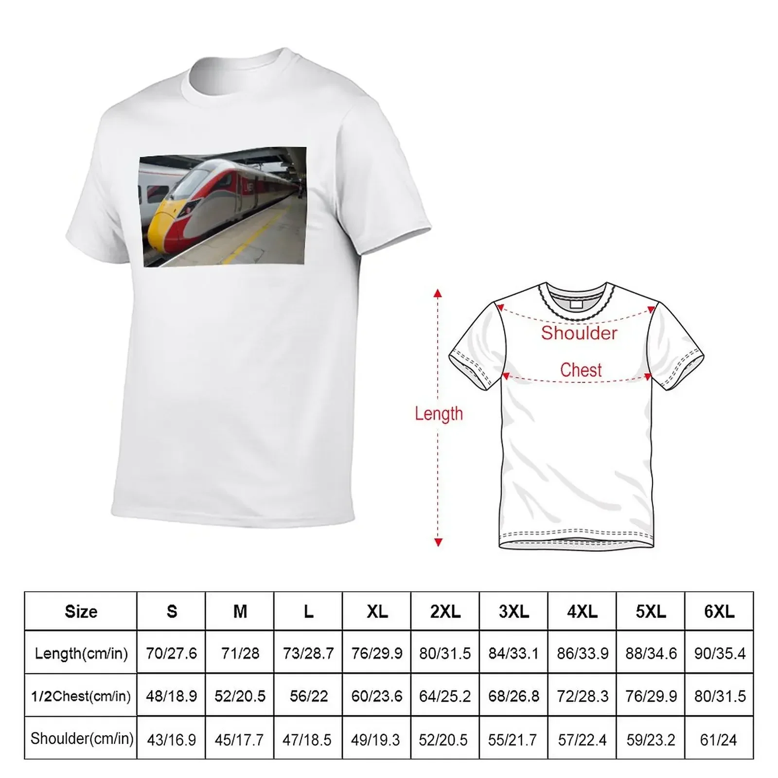 London North Eastern Railway Class 800 Azuma T-Shirt plus size clothes man t shirt basketball graphic tees oversized t shirt men