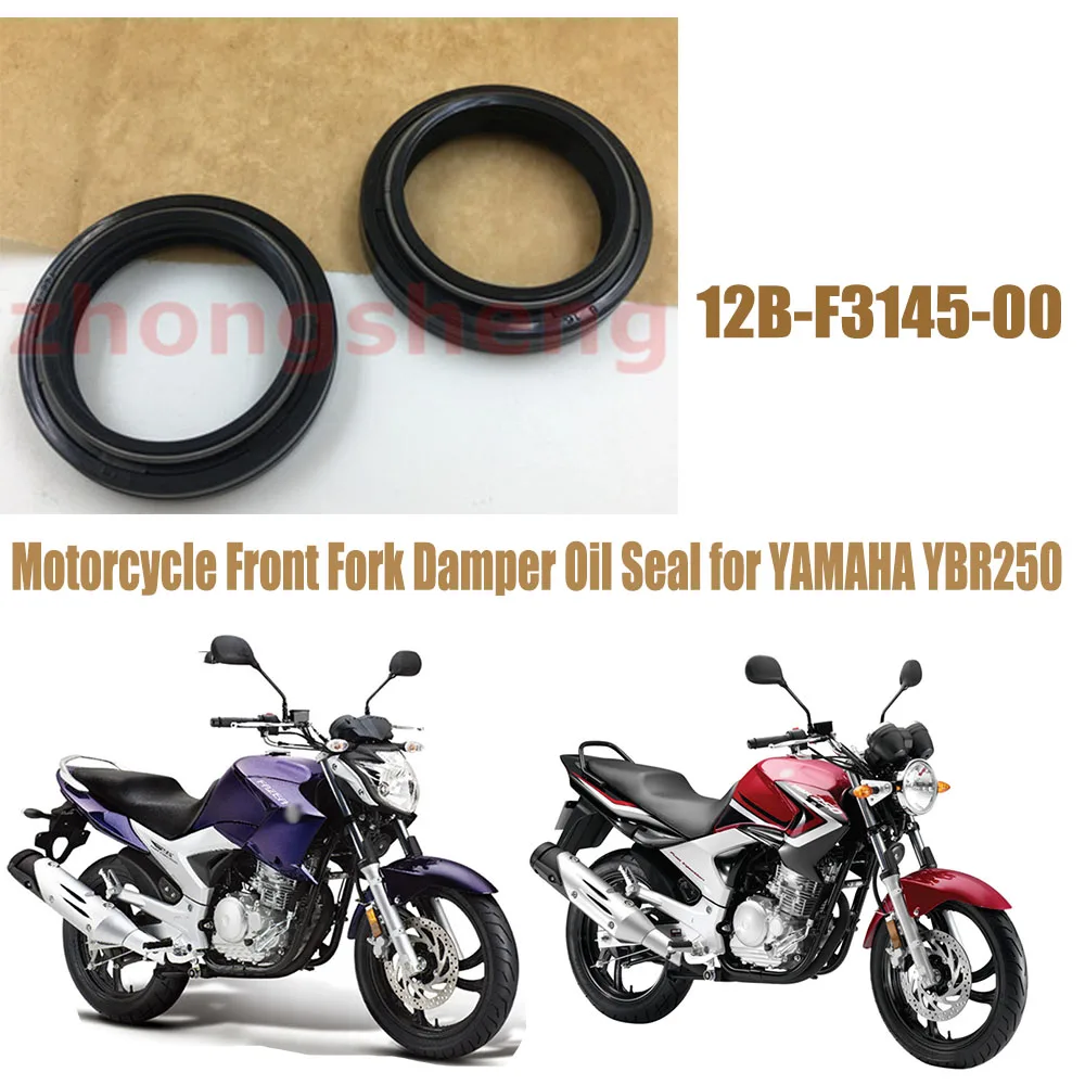 Motorcycle Parts Front Fork Damper Oil Seal for YAMAHA YBR250 YBR YS 250 YS250 YB250 12B-F3145-00 Motorbike Shock Absorber 2pcs