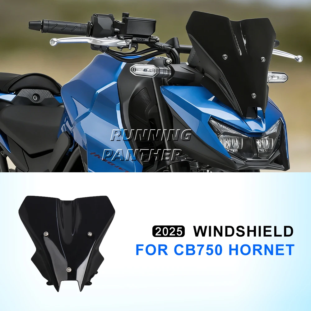 FOR Honda CB750 HORNET Dedicated front windshield with raised chest protection rain and sun protection shock resistance 2025 New
