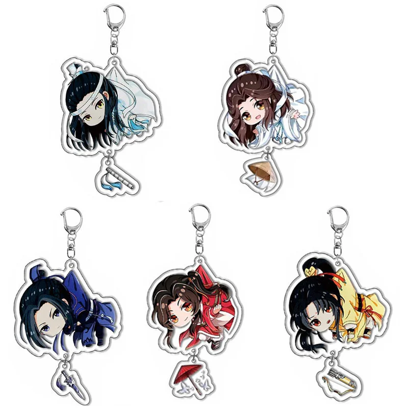 Tian Guan Ci Fu персонаж мультфильма Xie Lian Hua Cheng акриловый брелок небесное официальное благословение аниме периферийные устройства аксессуары