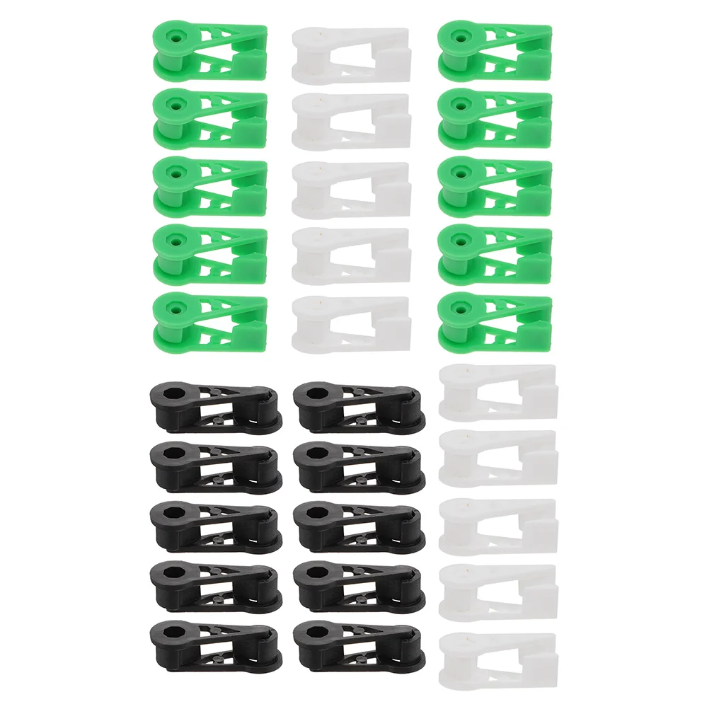 30 Pcs Plant Bender Branches Flower Planting Trainer Clips Pp Bending Plastic Clamps