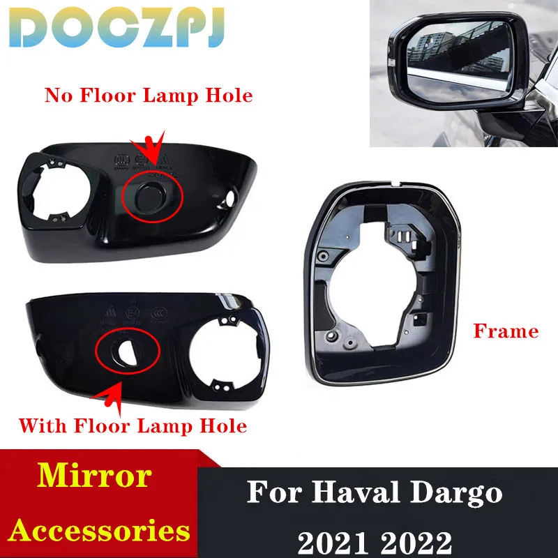 

Car Rearview Mirror Frame Side Mirrors Cover Lid Shell For Haval Dargo 2021 2022