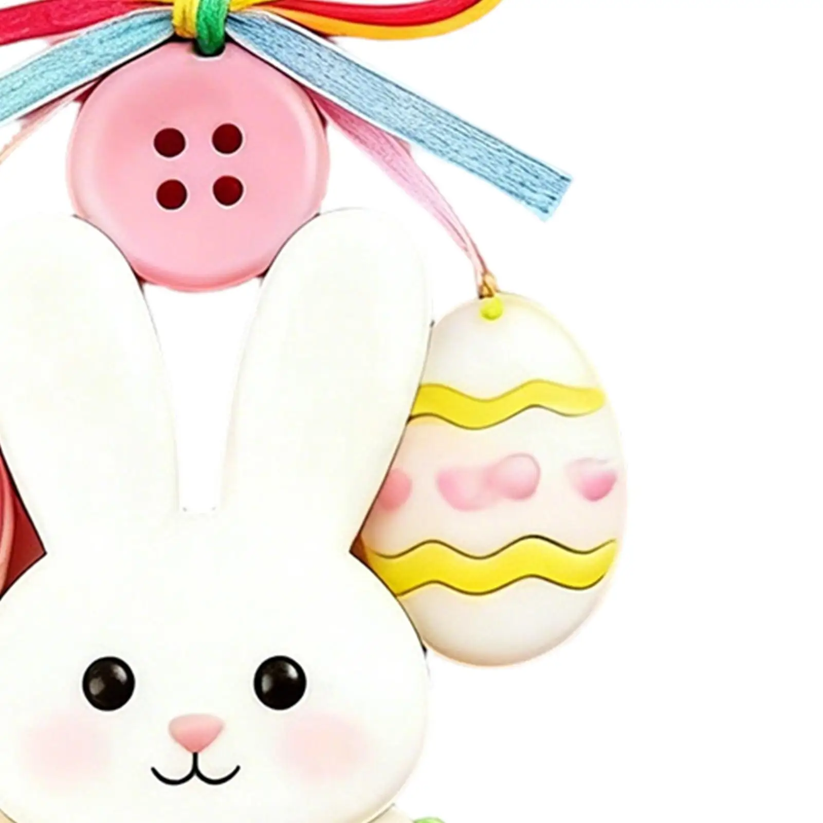 Kits d'artisanat d'ornement de boutons, lapin de pâques, décoration de maison amusante, Kits d'artisanat faits à la main pour tous âges, pour adultes, enfants, salon, chambre à coucher