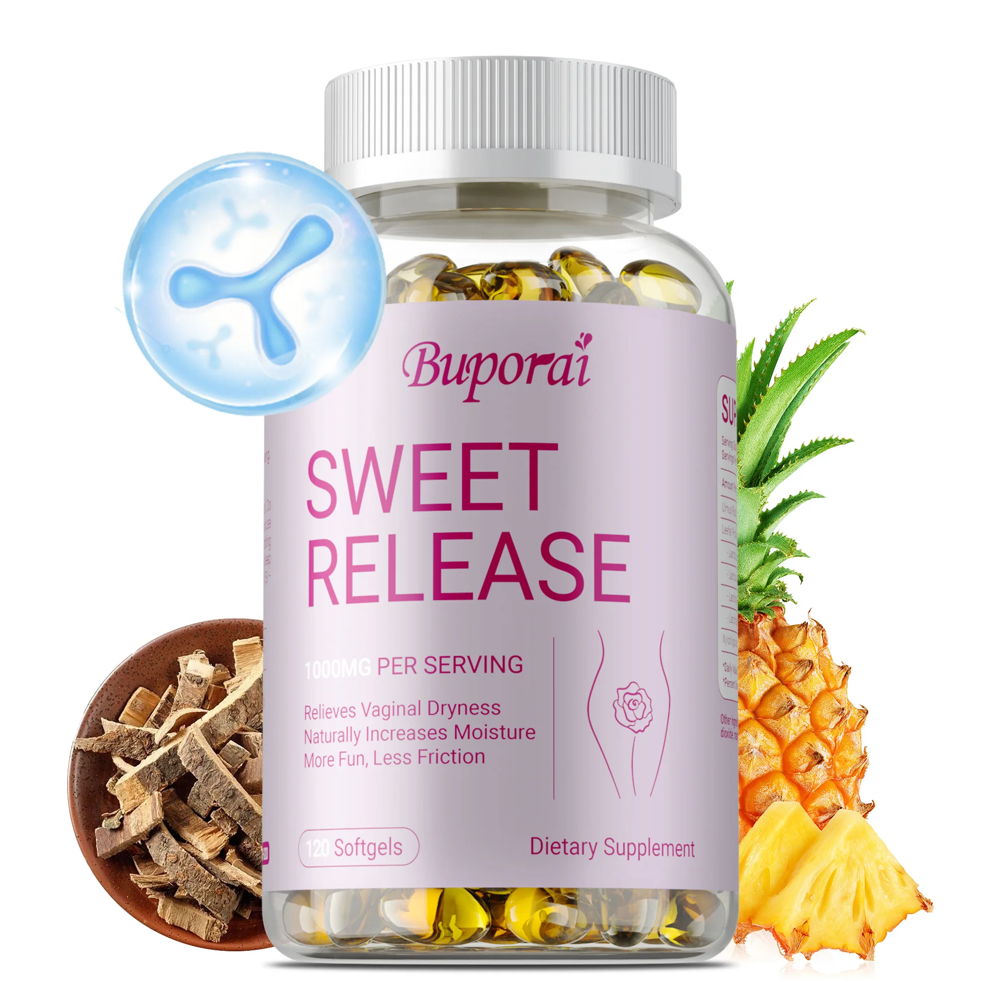 

Sweet Release - Hormone Balance, Healthy Cycles, Relieves Fatigue, Mood Swings, Supports Menopause Balance, Improve Digestion