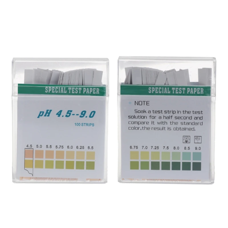 100 Strip 4.5-9 PH Alkaline Acid Paper Water Saliva Litmus Testing