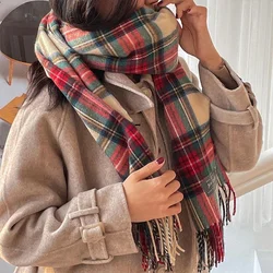 Winter Scarves Woman Elegant Womens Shawl Pashmina Tippet Women's Shawls Cashmere 100 Muffler Accessories New Scarf Wrap Apparel