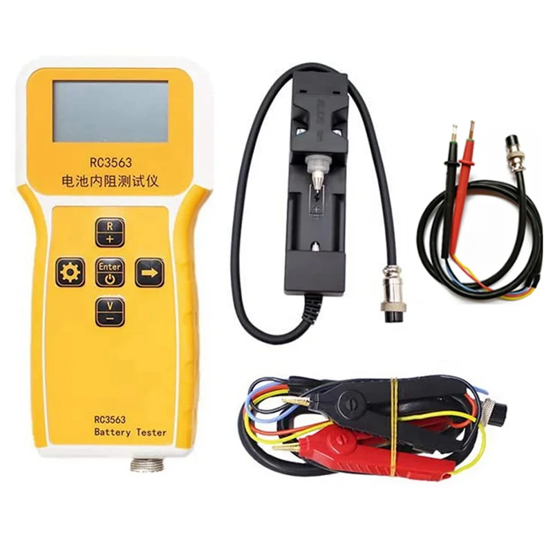 

RC3563 Battery Internal Resistance Voltage 3-Digit Battery Tester True Four-Wire AC Lithium Battery Detector(B)