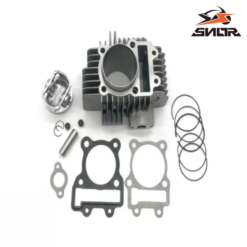 SNOR 60mm Bore Cylinder Block Assembly For Huanyang BSE Yinxiang YX‑150 YX‑160 W073 BSE Off‑Road Motorcycle Repair Accessories